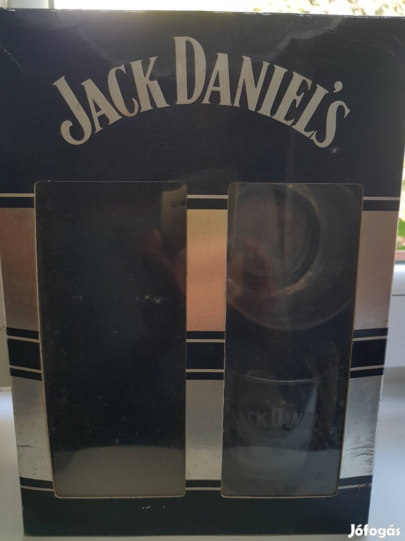 Új 2 db Jack Daniels whiskys vizes pohár