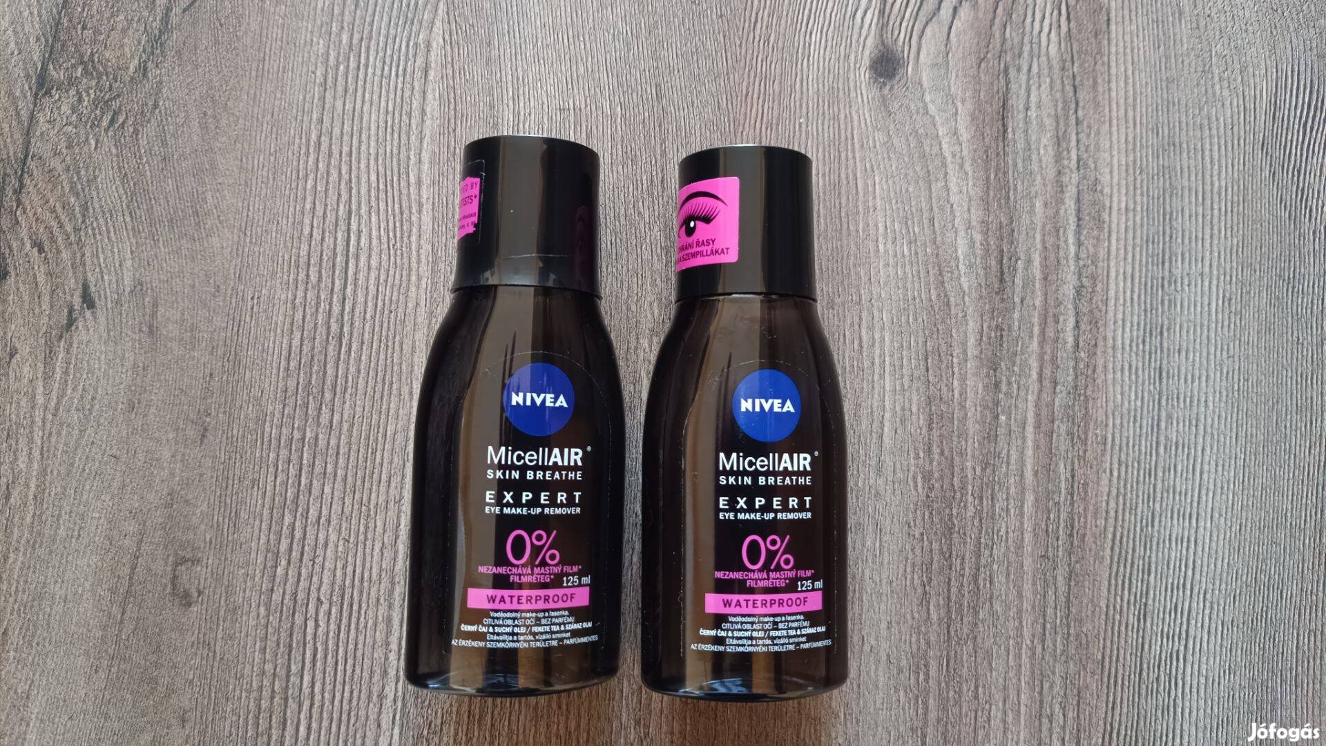 Új 2 db Nivea Micellair Expert Waterproof vízálló szemsminklemosó