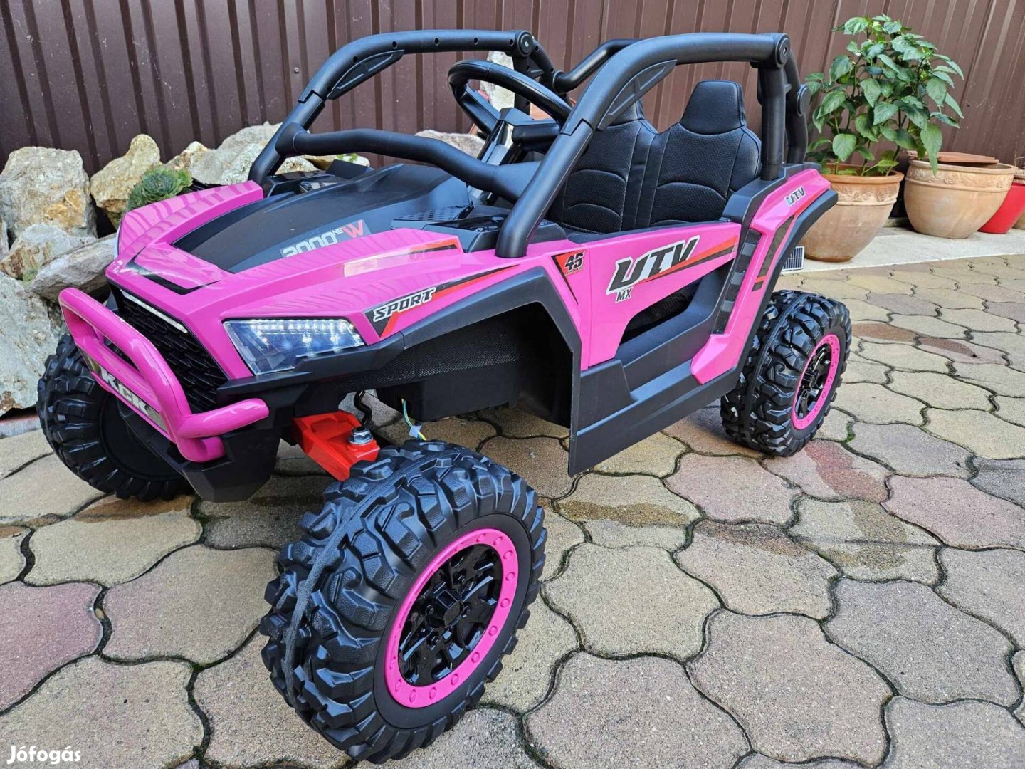 Új 2 személyes 24voltos Utv mega elektromos buggy 4x4 !!