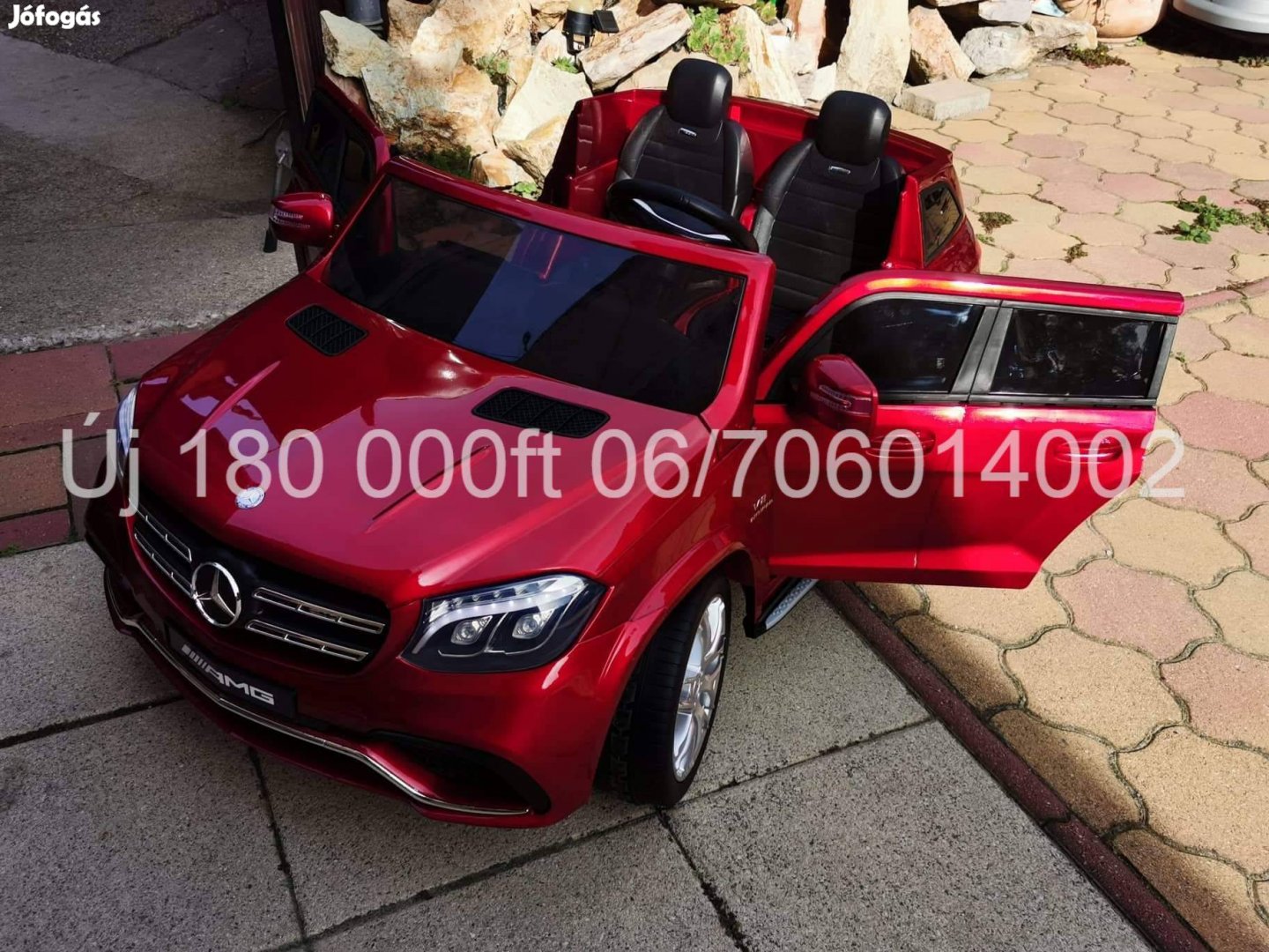 Új 2 személyes Mercedes Benz GLS63S AMG Elektromos akkus gyerek autó t