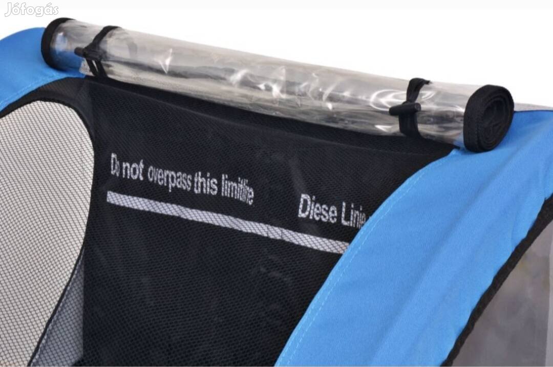 Új 2 személyes szuper kerékpár utánfutó komplett