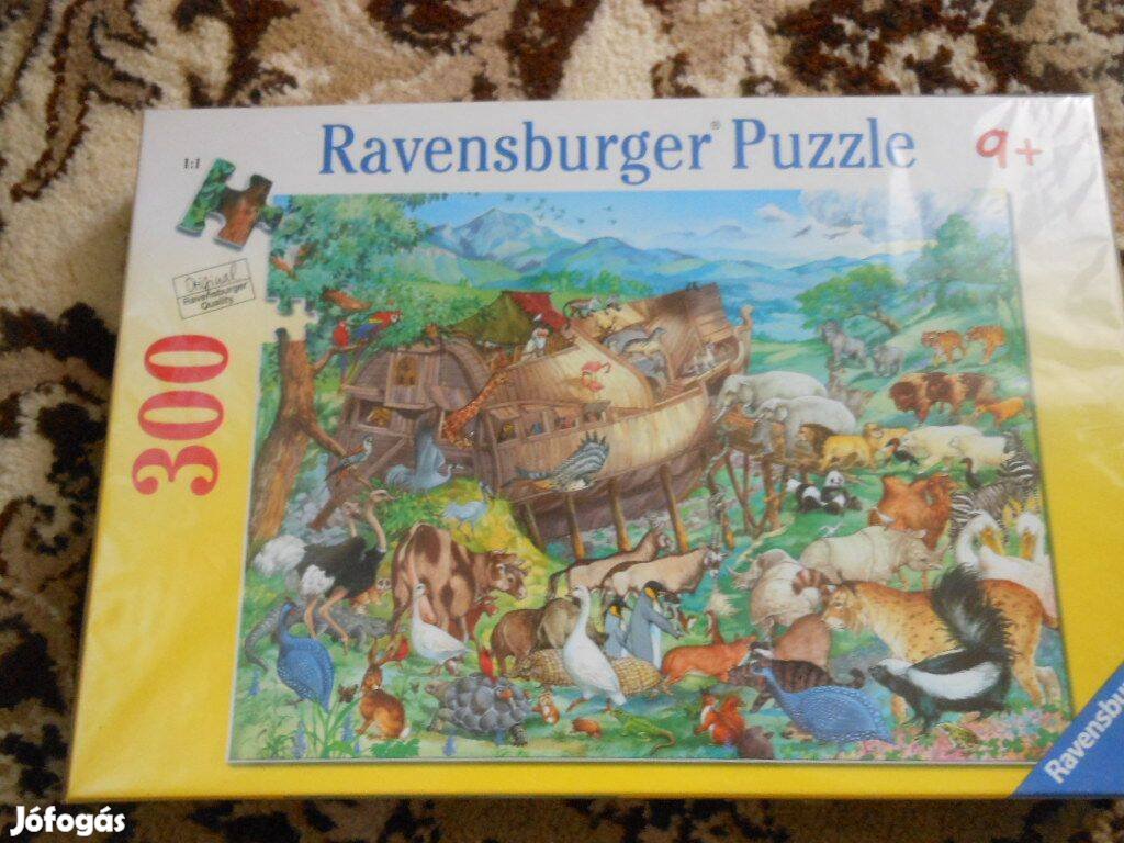 Új 300dbos Noé bárkája fóliás ravesburger puzzle 9+