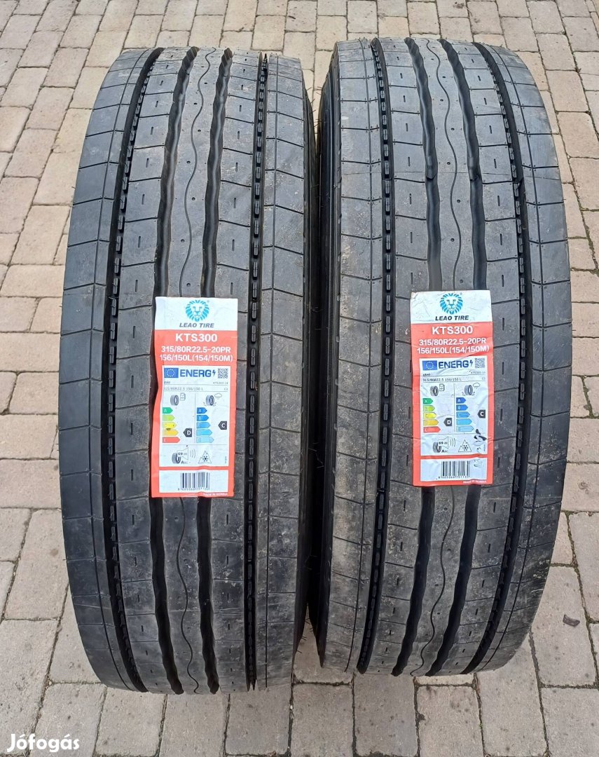 Új 315/80R22.5 315/80 R 22.5 R22.5 teherautó kamion kormányzott gumi