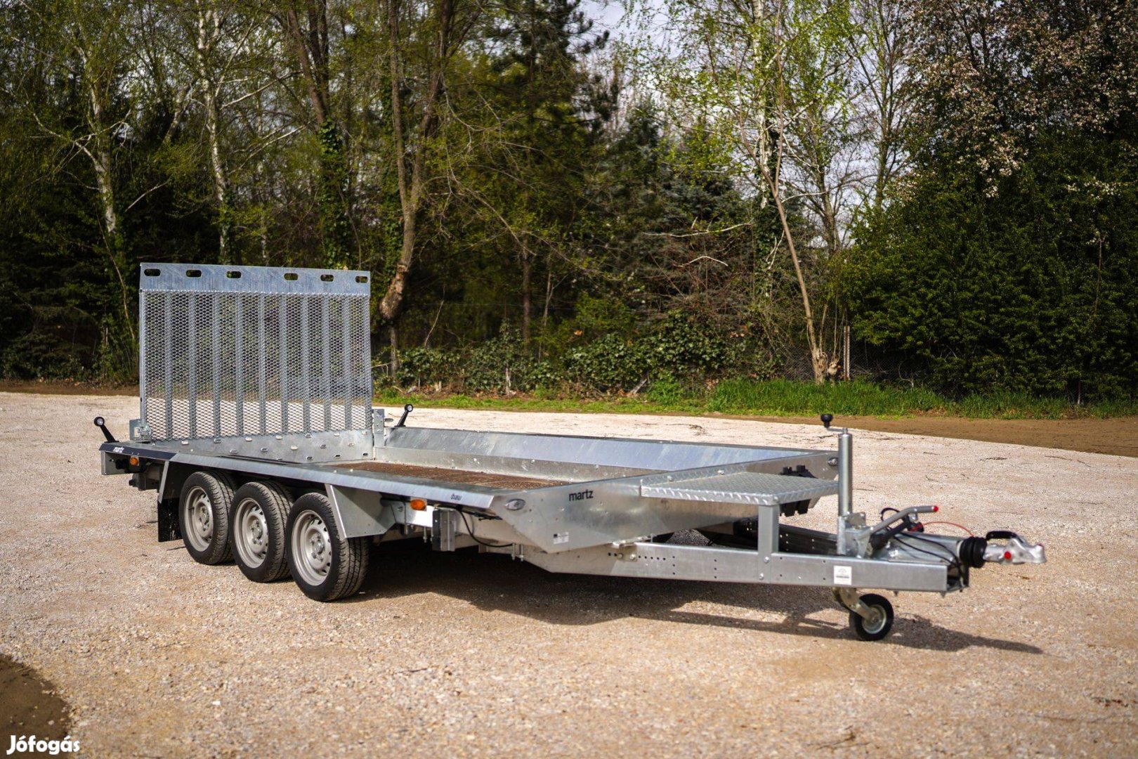 Új 3500 kg-os gépszállító utánfutó - Székesfehérváron átvehető