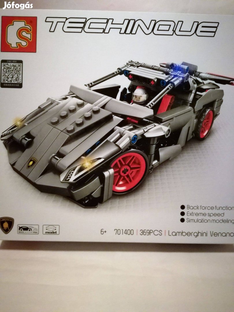 Új 369 db-os Lamborghini szett LEGO autó