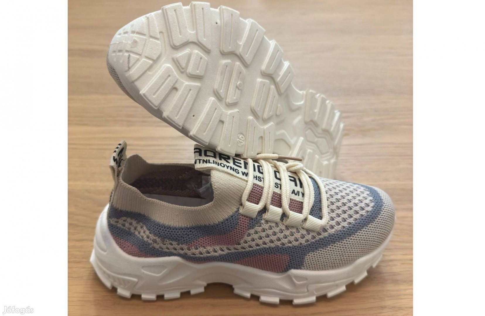 Új 36 Női Sportcipő Cipő Sneaker Zoknicipő Szellős Rugalmas Zokni