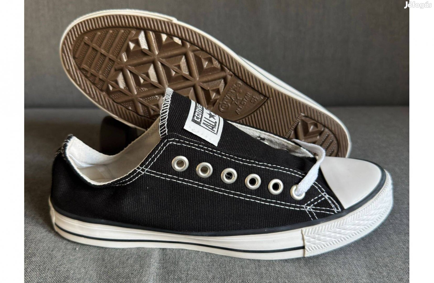 Új 38 Converse Chuck Taylor Fekete Fehér Cipő Tornacipő