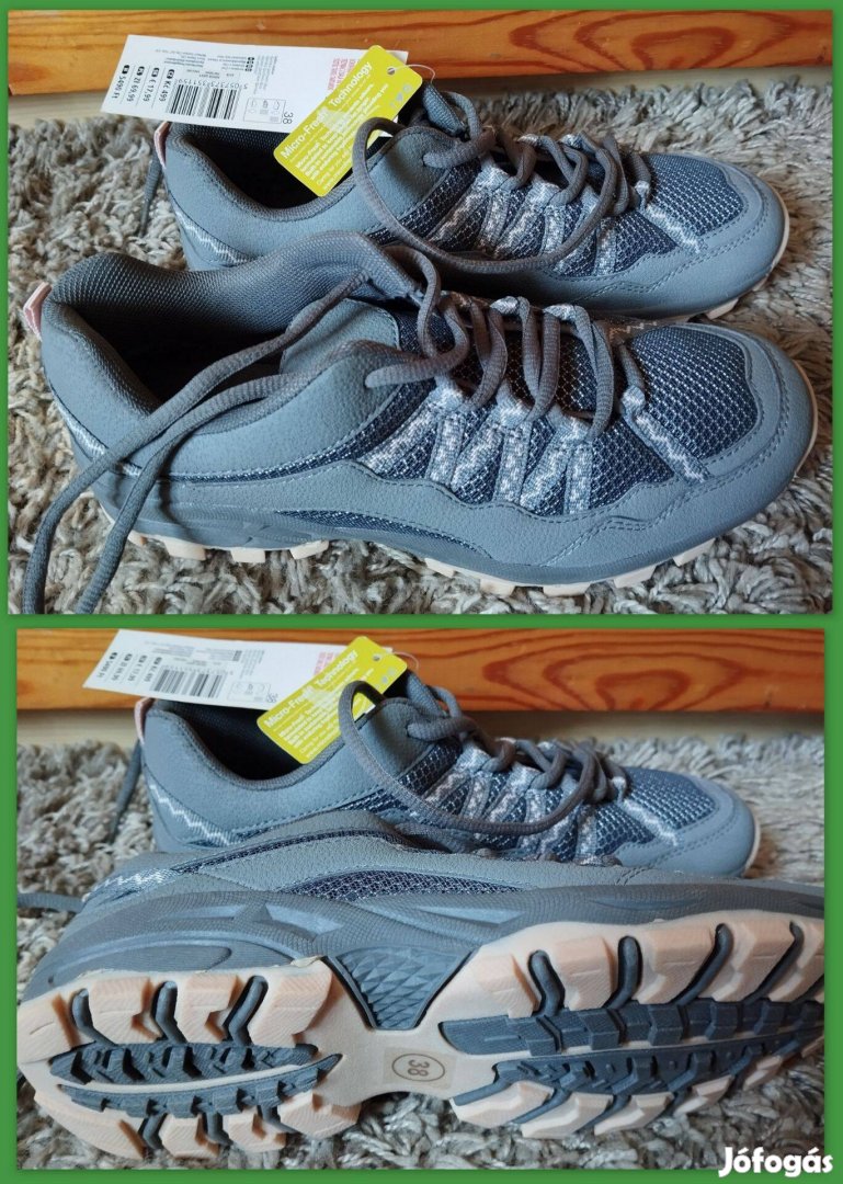 Új 38-as ff sportcipő, bth 24, mikro-fresh technológia