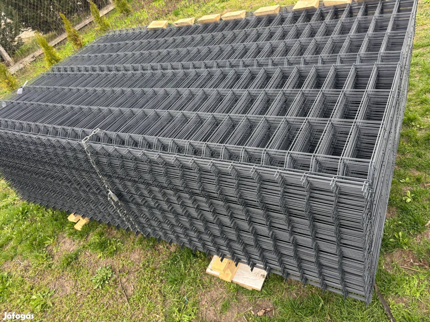Új 3D antracit kerítés panel 5990ft/db