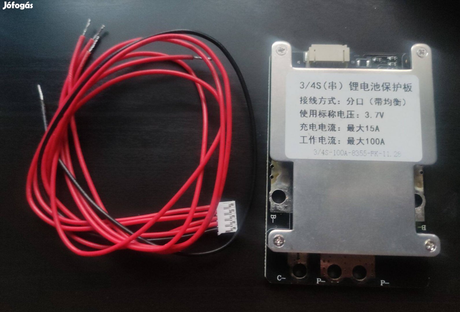 Új 3.7V LI-Ion 3S 4S BMS 15A 12V