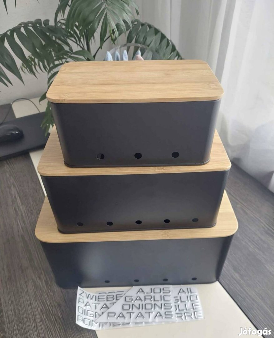 Új 3db os fém zöldseg taroló szett