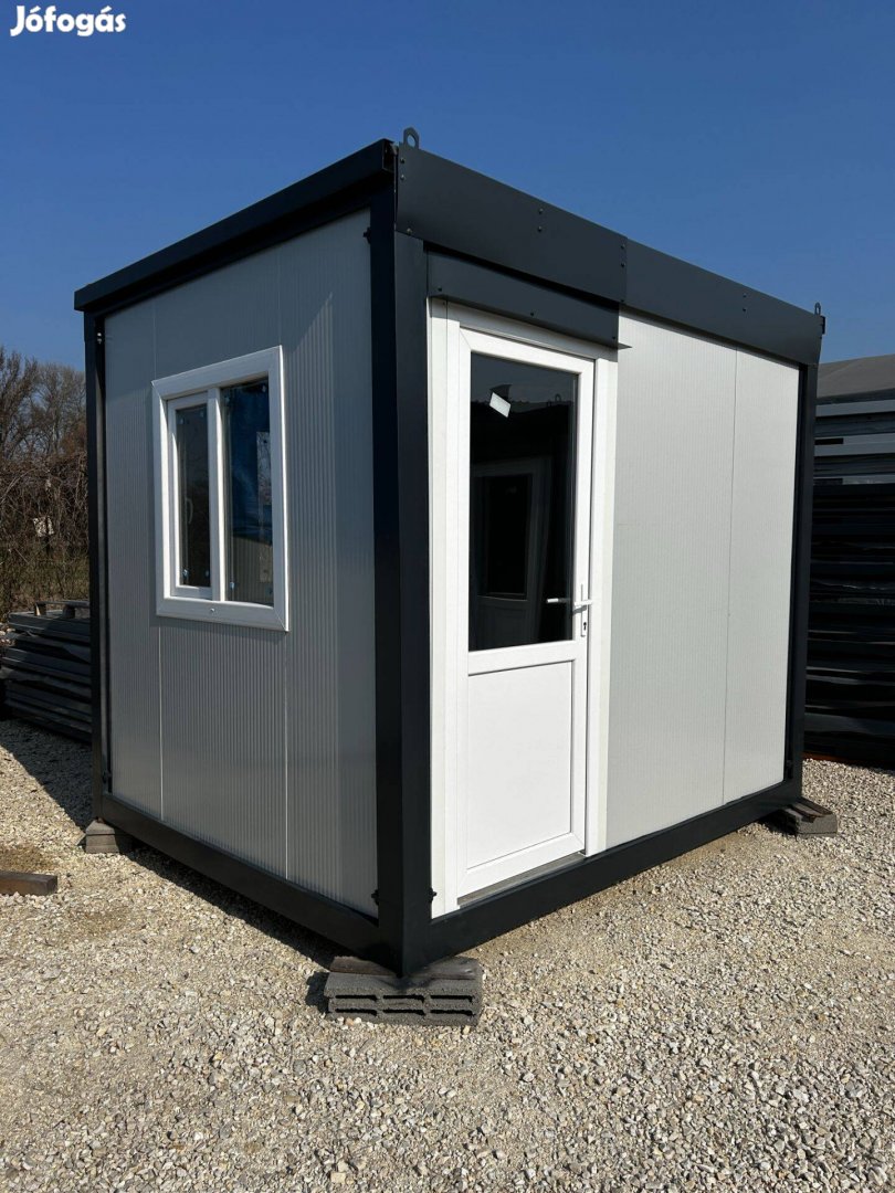 Új 3x2,4m konténer irodaportalakó Eladó