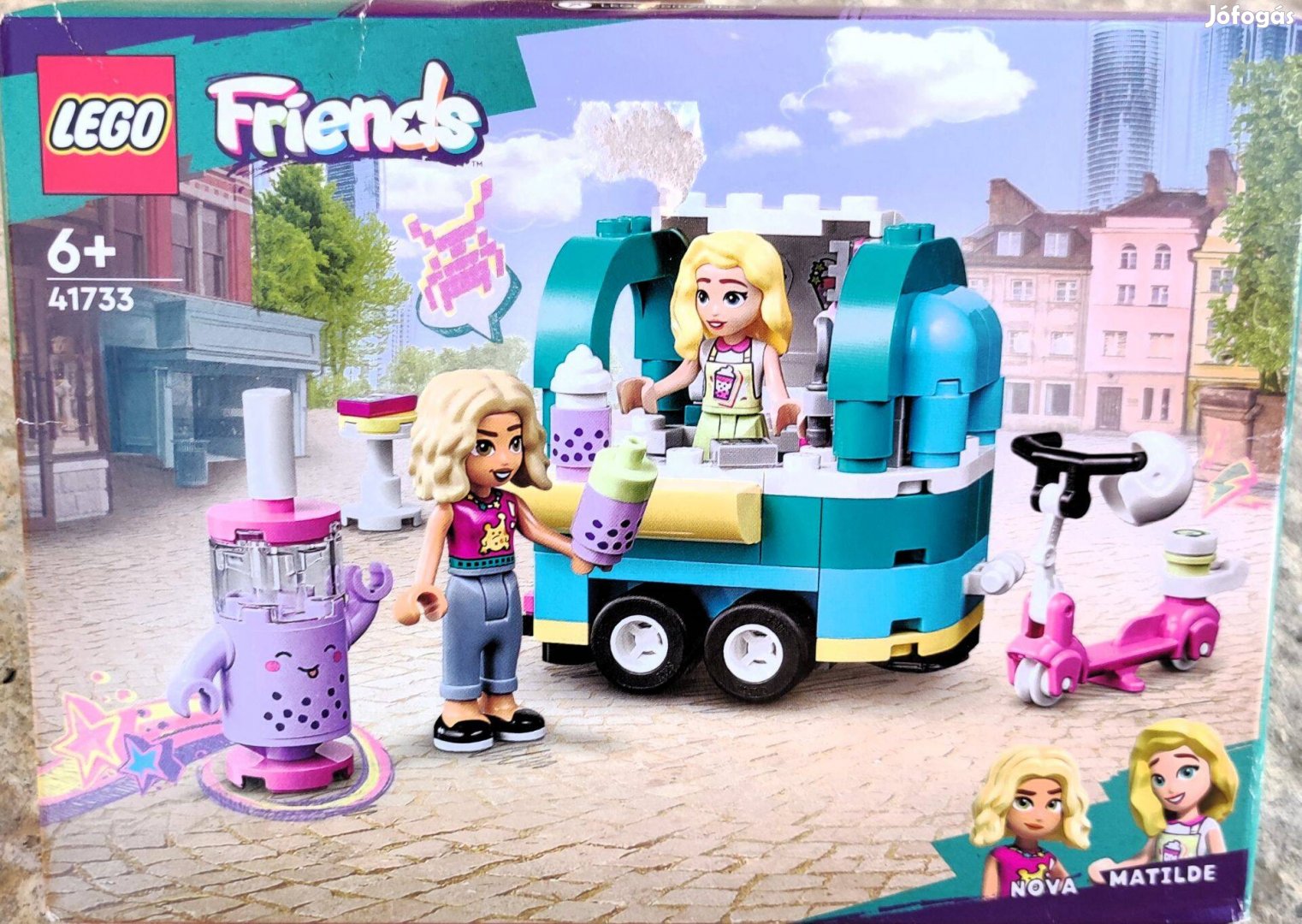 Új 41733 LEGO Friends buborék tea árus