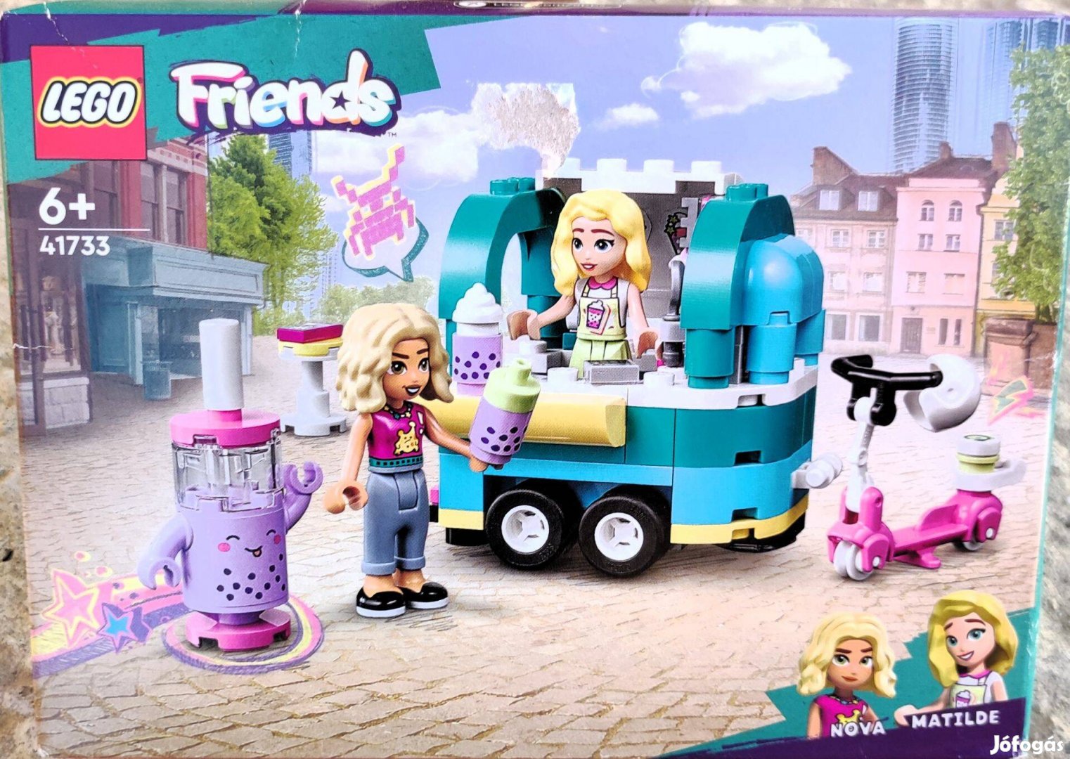 Új 41733 LEGO Friends buborék tea árus