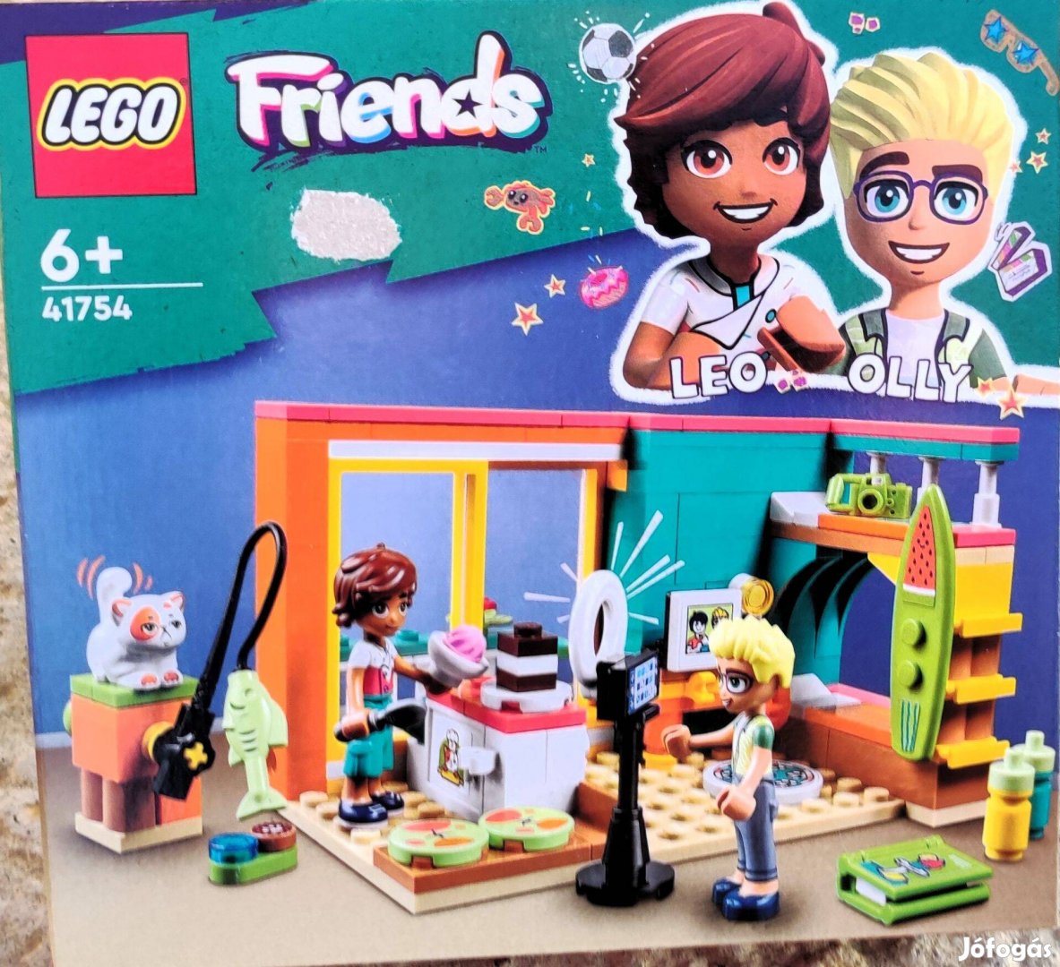 Új 41754 LEGO Friends Leo szobája építőjáték építőkocka