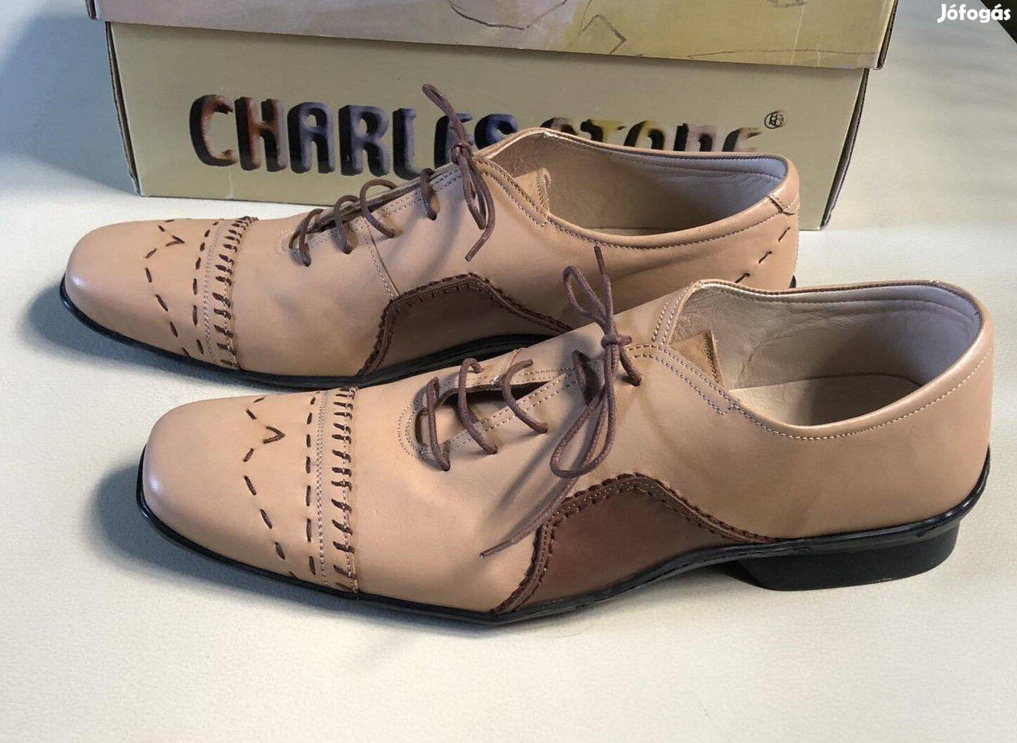 Új,42-s Charles Stone minőségi bőr cipő