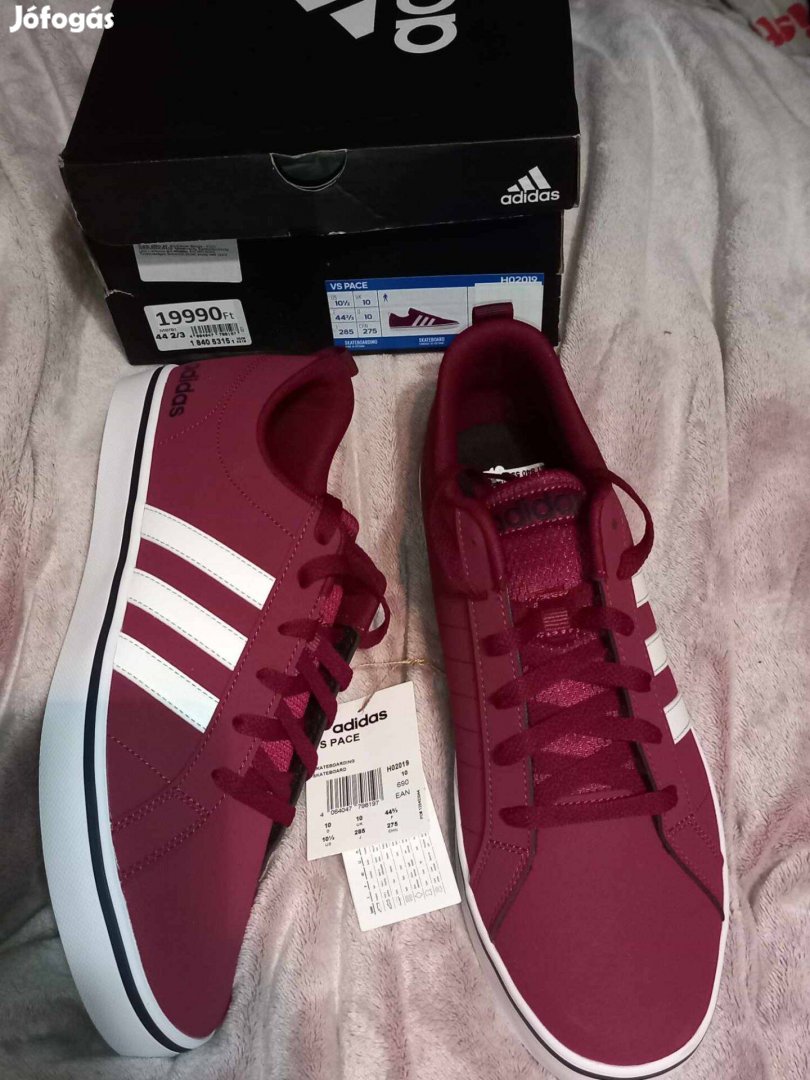 Új 44 2/3 -os Adidas férfi cipő, félcipő, szabadidőcipő, sportci