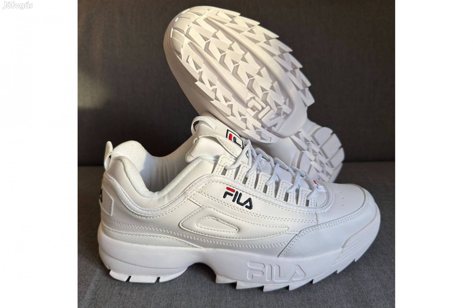 Új 44 Fila Disruptor Fehér Cipő Férfi