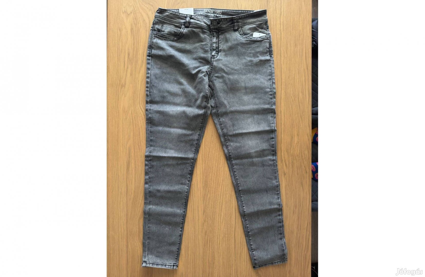 Új 44 Takko Jeggings Női Farmer Stretch Nadrág Szürke