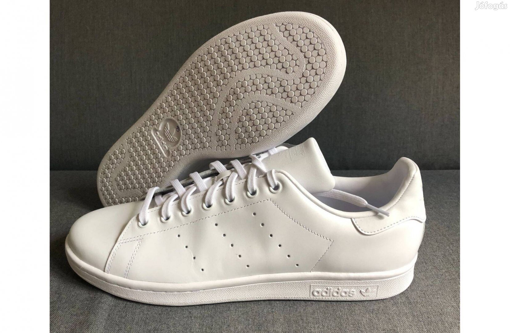 Uj 46 Adidas Stan Smith Cipő Feher Bor Ferfi Sneaker