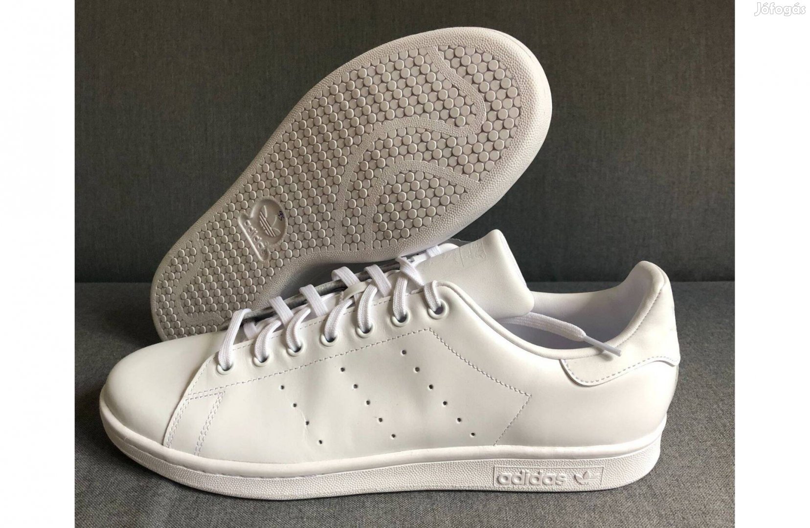 Uj 46 Adidas Stan Smith Feher Bor Ferfi Cipo Sneaker