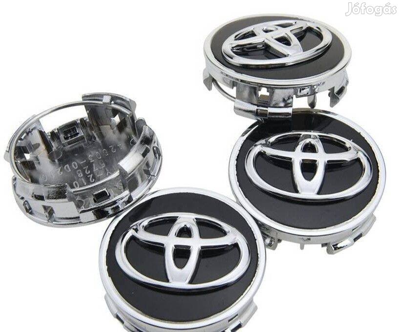 Új 53mm Toyota alufelni kupak Yaris Aygo Prius