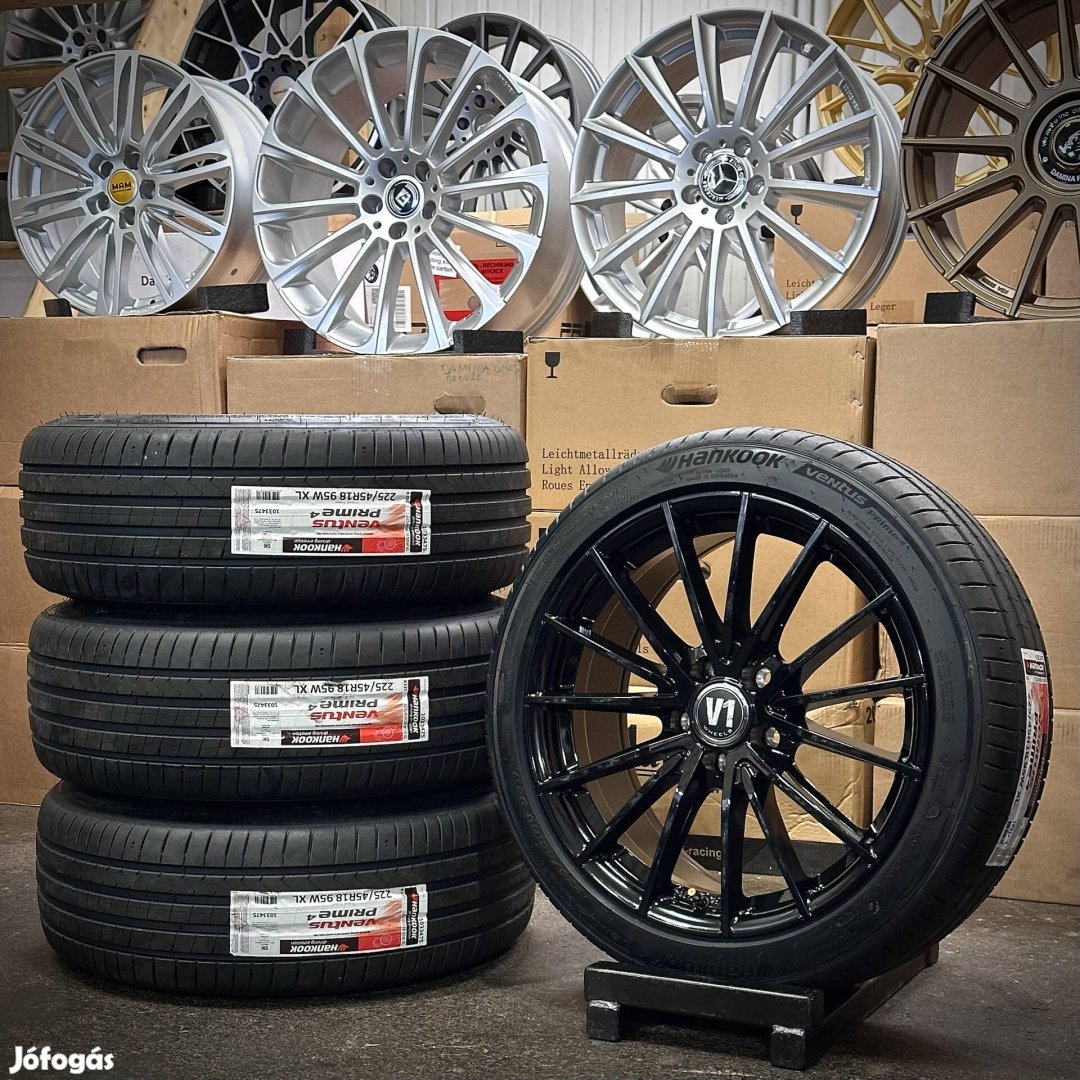 Új 5x112 DRV alufelnik 18zoll új nyári gumikkal 225/45 R18