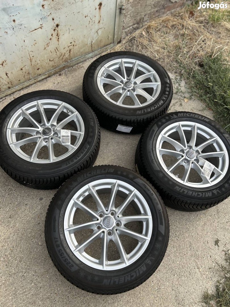 Új 5x112 Gyari 17"téli szett AUDI R17, 17 Michelin