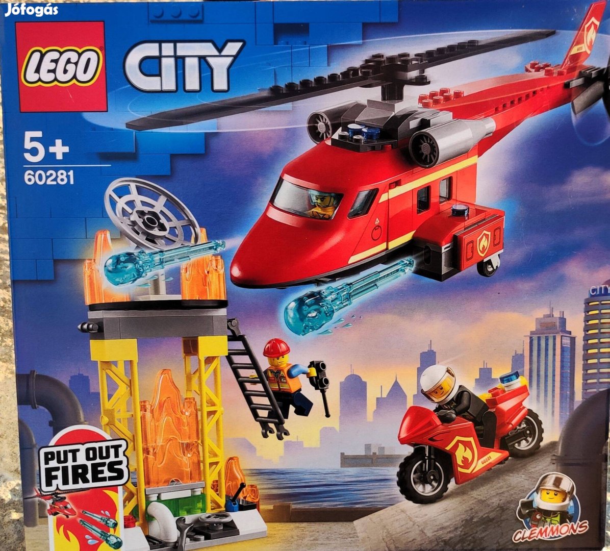 Új 60281 LEGO City tűzoltó helikopter