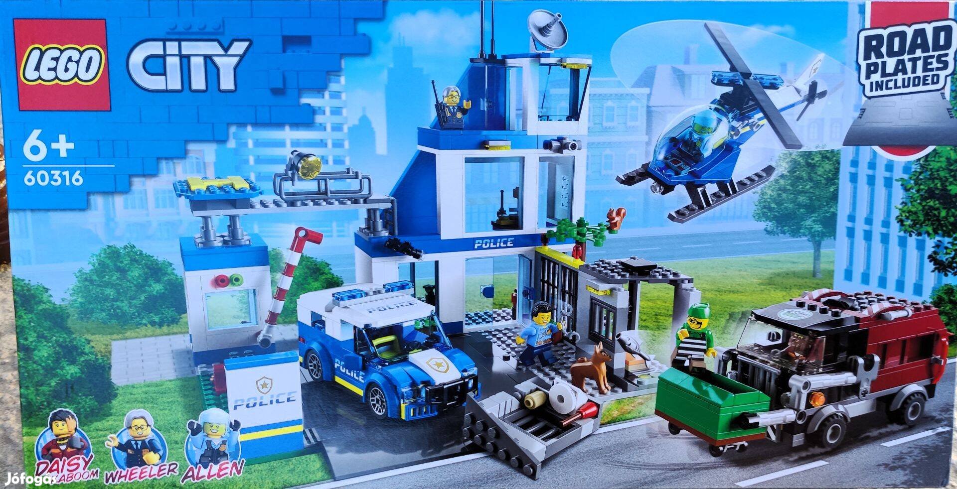 Új 60316 LEGO City rendőrség építőjáték építőkocka