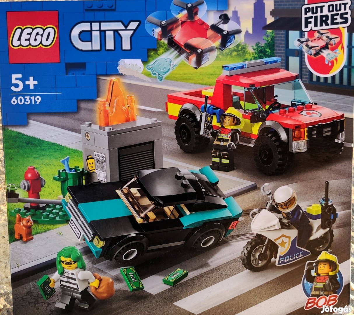Új 60319 LEGO City rendőrségi helyszínelés építőjáték építőkocka