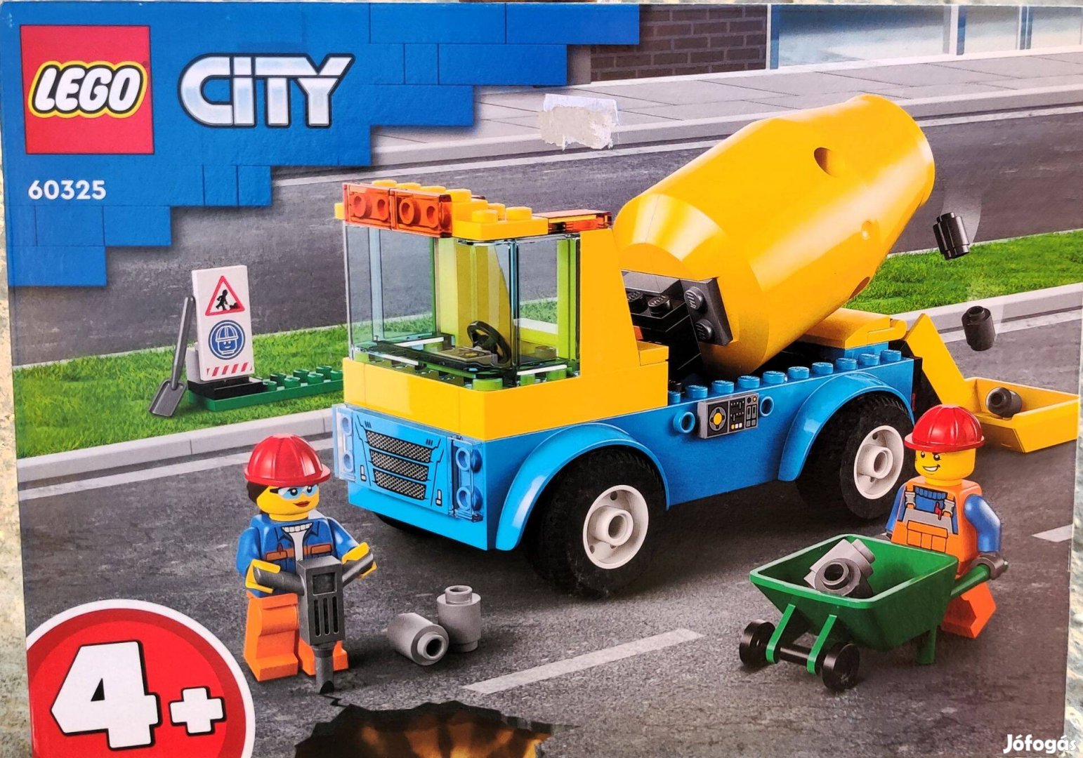 Új 60325 LEGO City betonkeverő