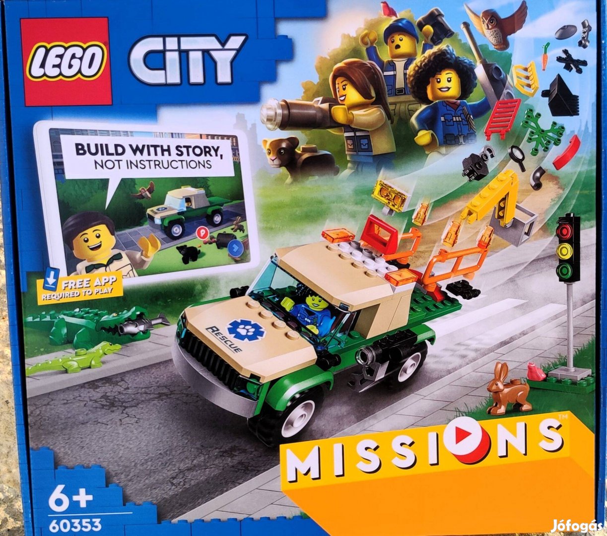 Új 60353 LEGO City mission vadvilág építőjáték építőkocka