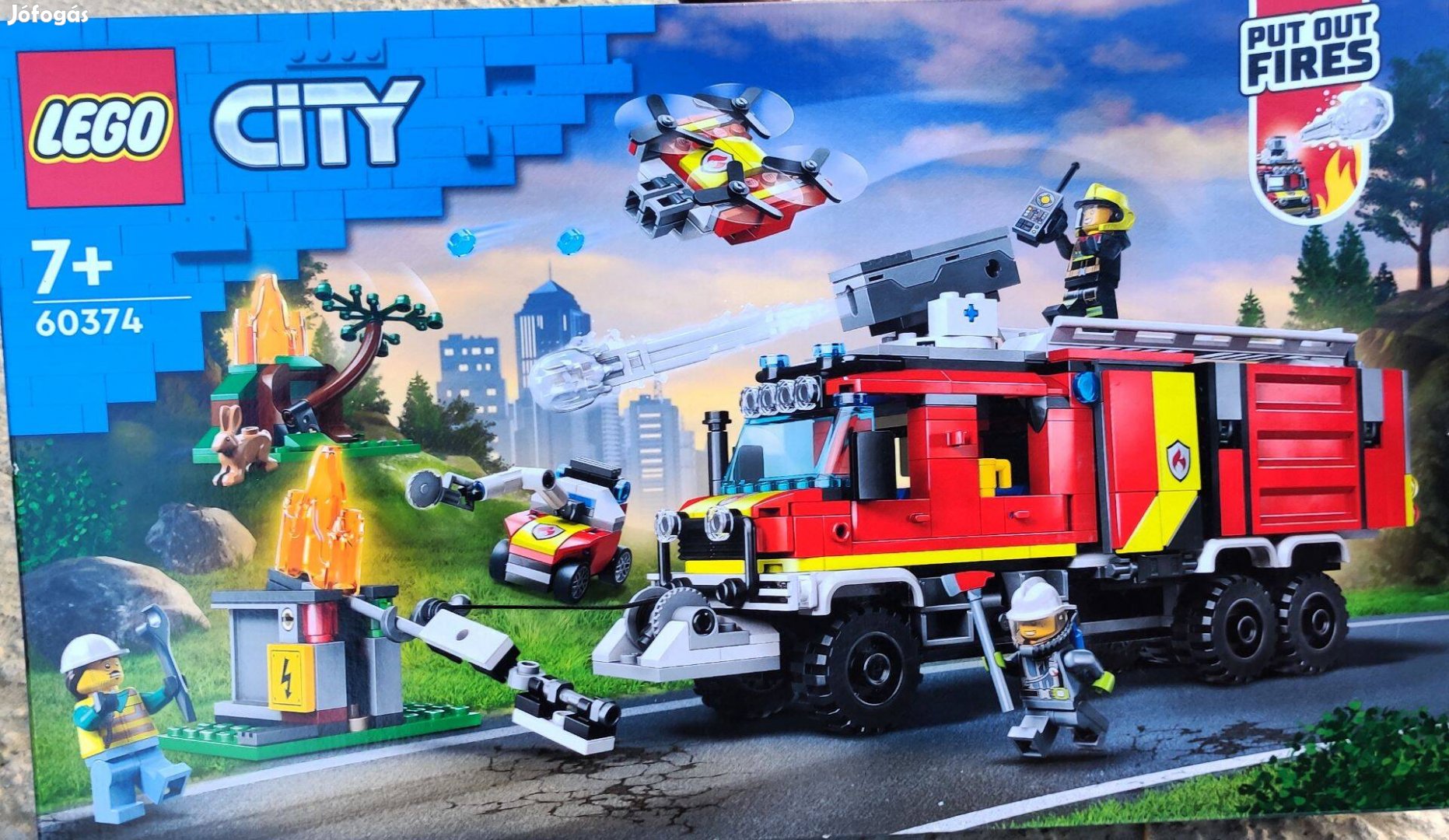 Új 60374 LEGO City tűzoltóautó