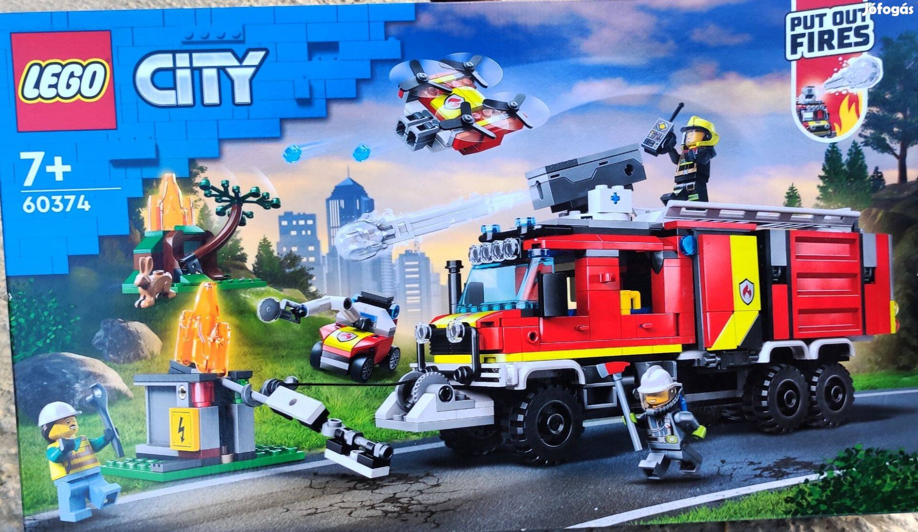 Új 60374 LEGO City tűzoltóautó