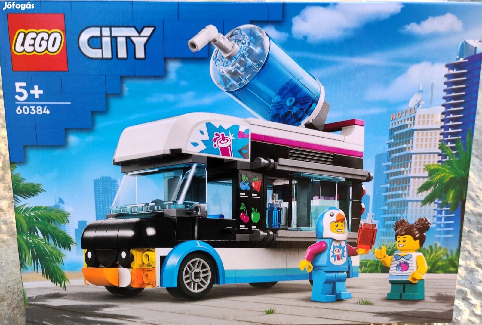 Új 60384 LEGO City üdítős kocsi