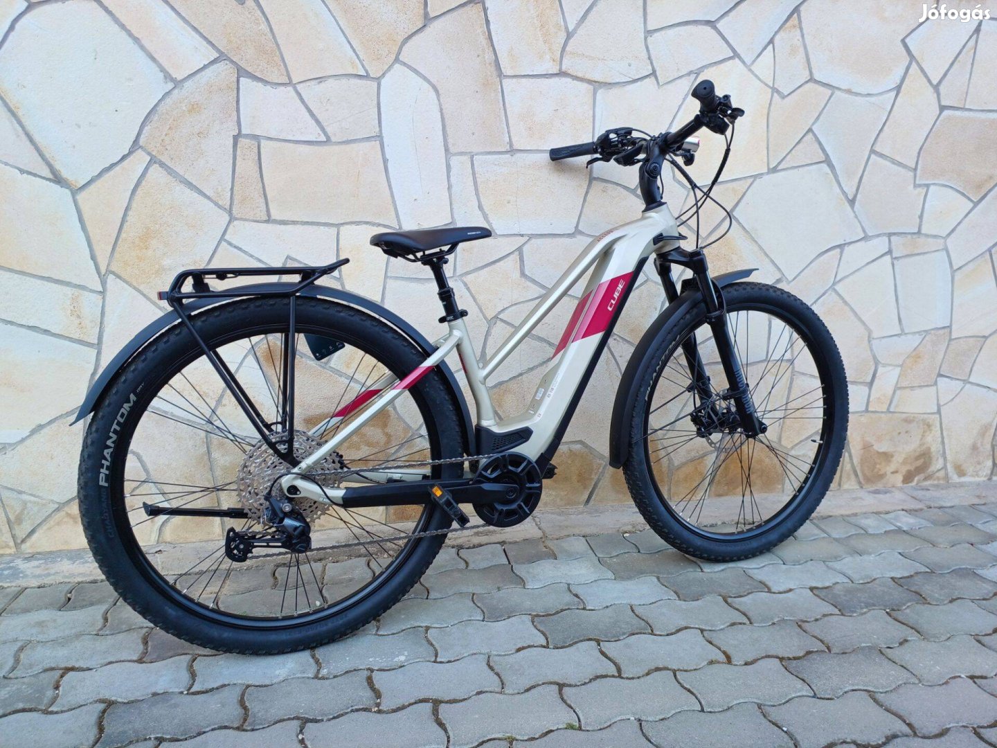 Új 6Hó Gari! Cube Bosch Gen4CX Kiox gps Rockshox air 120Lux ebike