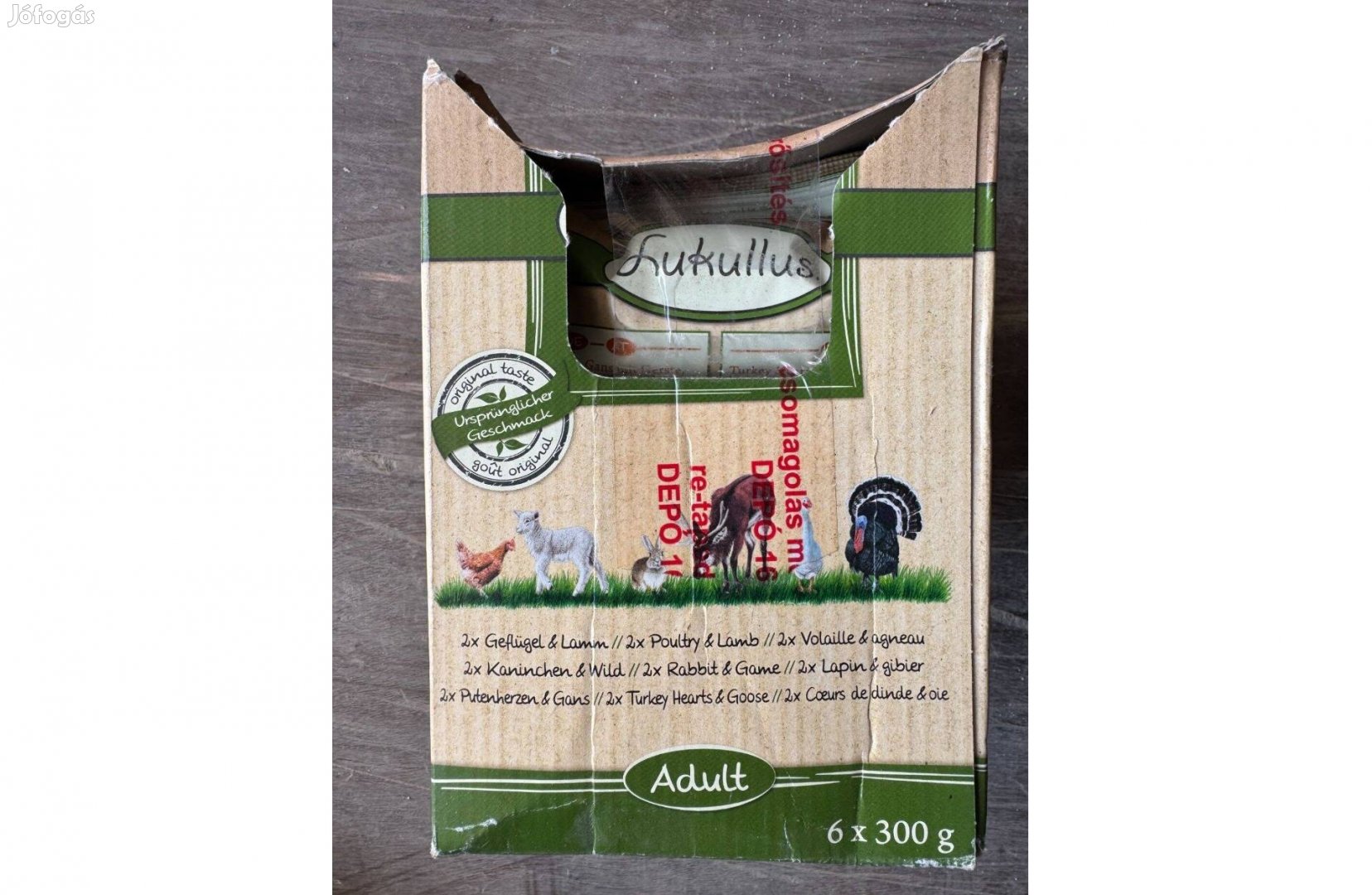 Új 6x300g Lukullus Frissentartó Tasakban Vegyes Próbacsomag Csomag II