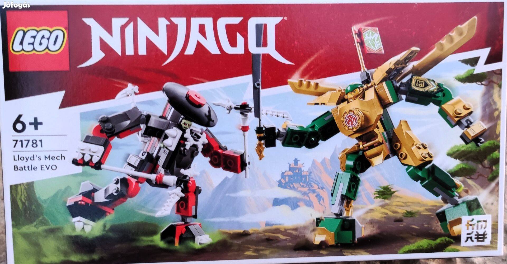 Új 71781 LEGO Ninjago robot csata építőjáték építőkocka