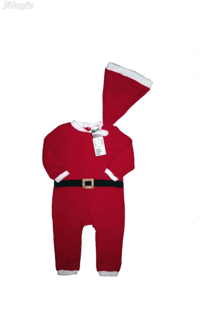 Új 74 80-as H&M polár Mikulás jelmez 74-es 80 karácsonyi Télapó ruha