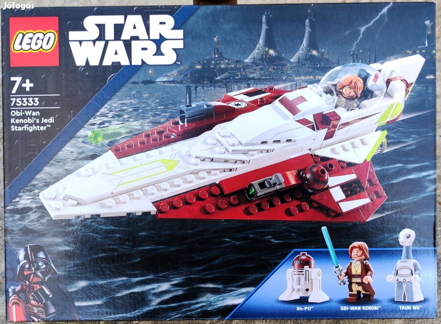 Új 75333 LEGO Star Wars Obi-Wan hajója építőjáték építőkocka