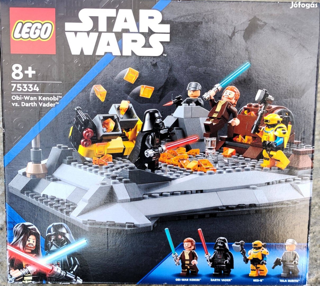 Új 75334 LEGO Star Wars Obi-Wan Kenobi vs Darth Vader építőjáték