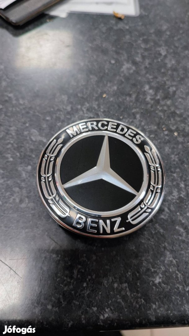 Új 75mm Mercedes felnikupak felni közép kupak porvédő 