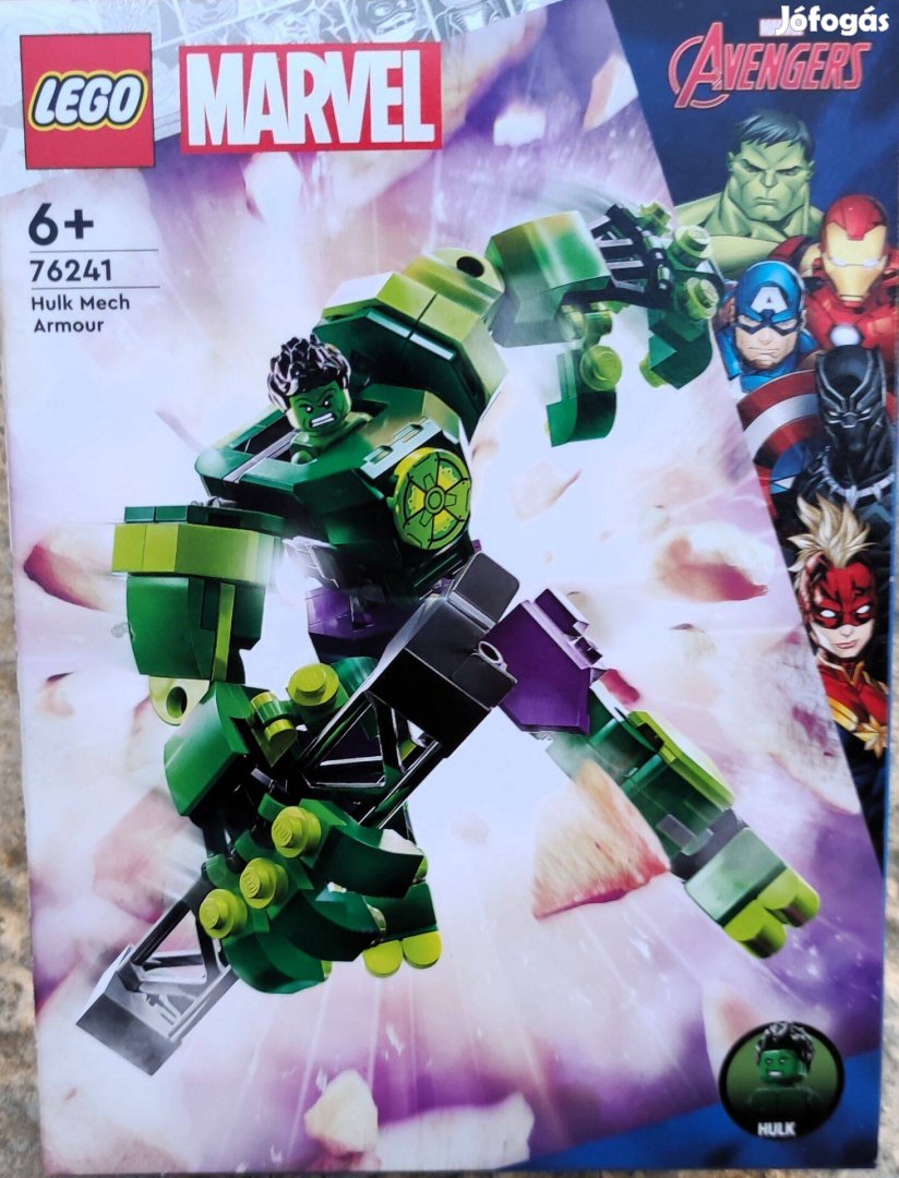 Új 76241 LEGO Marvel Hulk páncél