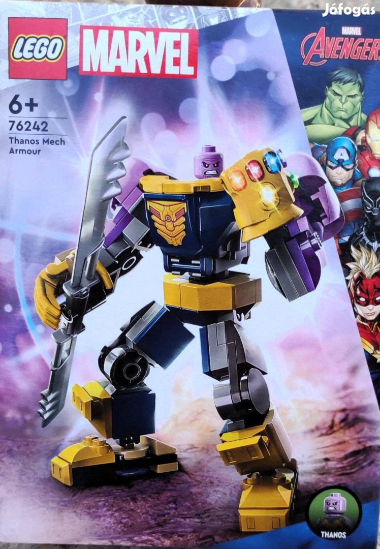 Új 76242 LEGO Marvel Thanos páncélja építőjáték építőkocka