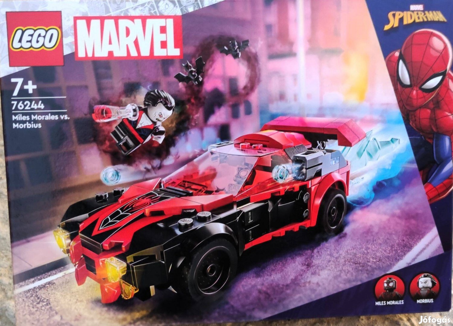 Új 76244 LEGO Marvel Pókember vs Morbius építőjáték építőkocka