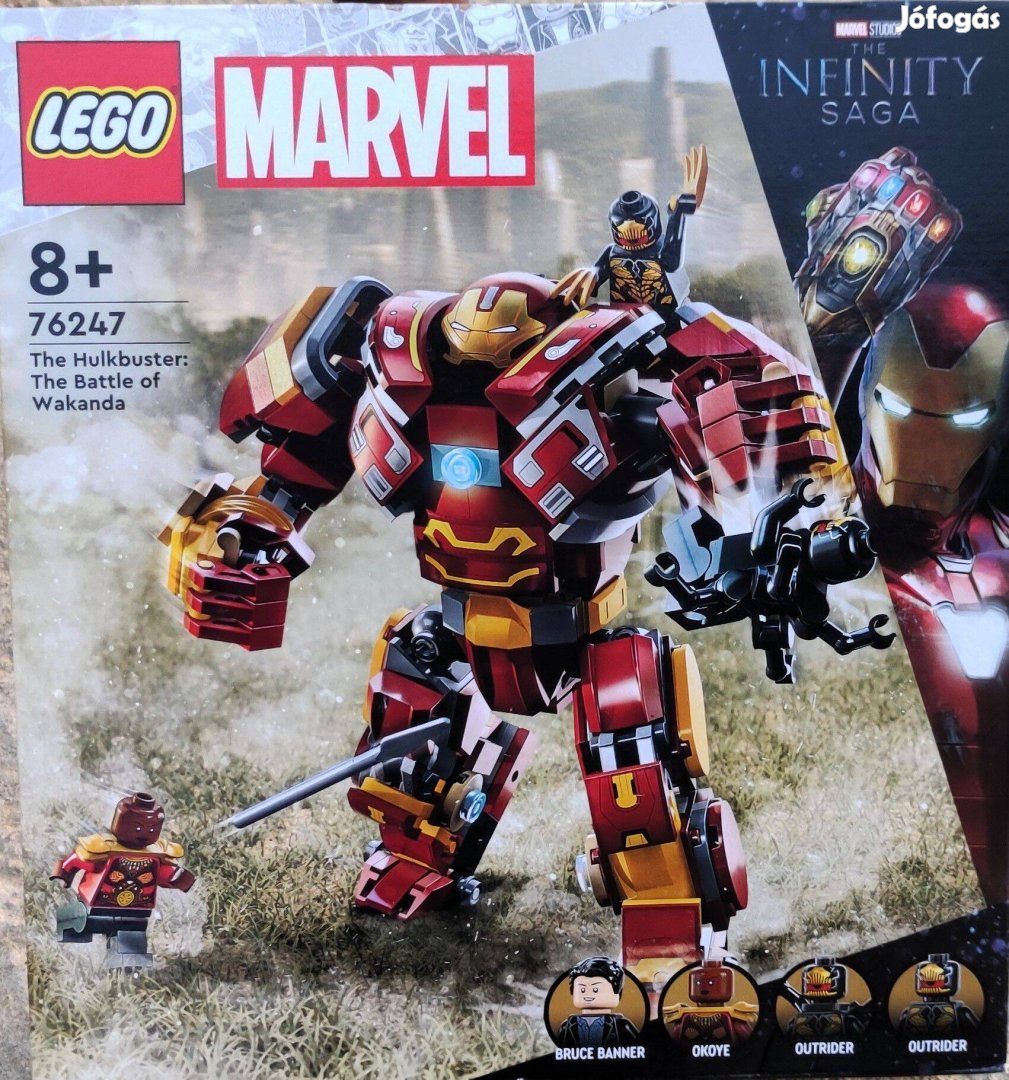 Új 76247 LEGO Marvel Vasember Hulkbuster robot