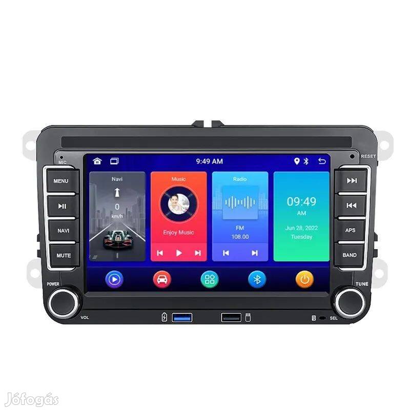 Új 7" VW Jetta Caddy Amarok Android Navigáció multimédia 2GB Carplay