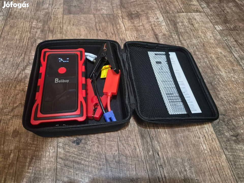 Új 8000A Bikázó autó-motor gyorsindító jump starter
