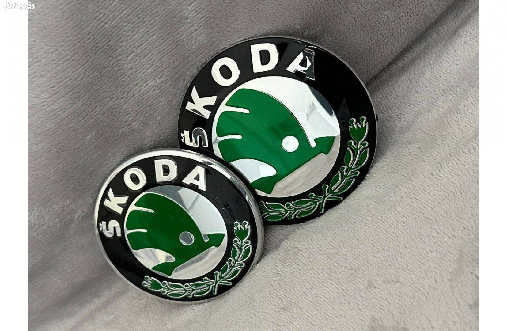 Új 80mm 90mm Skoda Csomagtartó Géptető JEL Logo Embléma Kiegészítő k